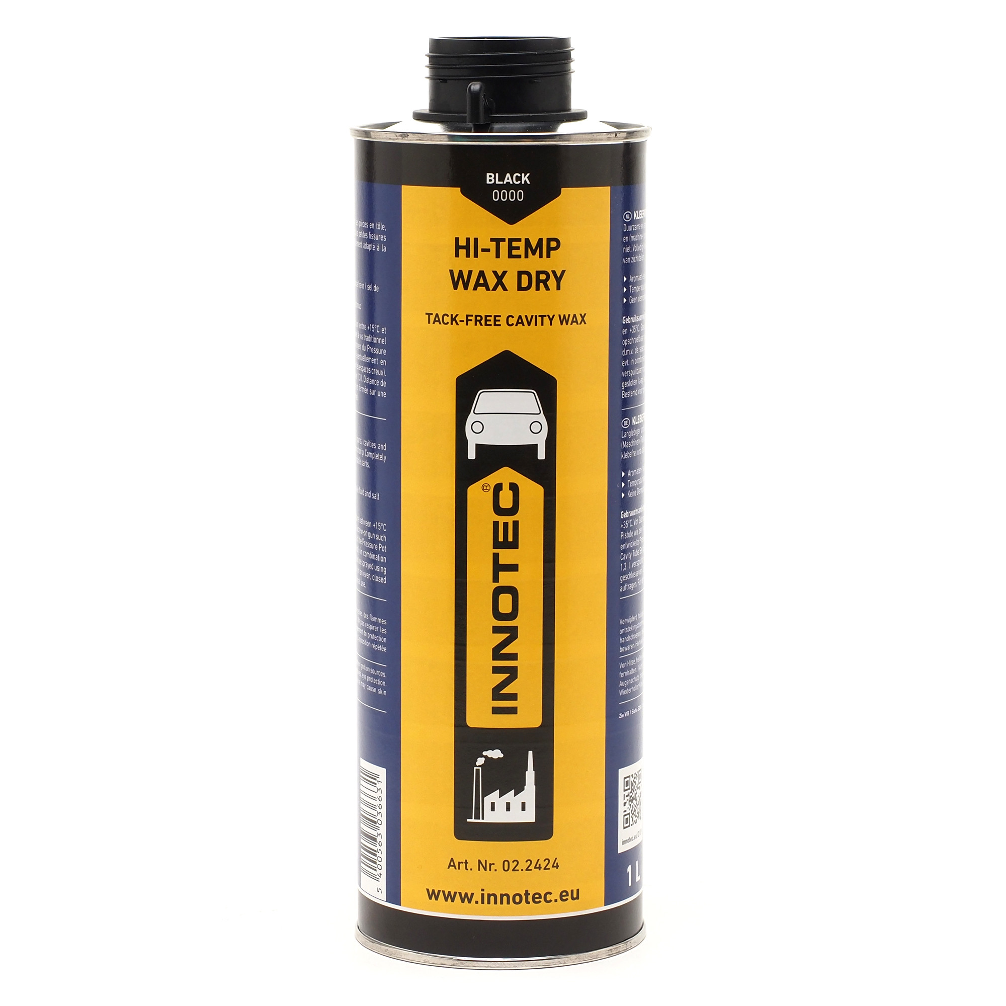 Innotec Hi-Temp Wax Dry (ex. PRO) Schwarz (0000) Hohlraumkonservierung Unterbodenschutz 1 Liter